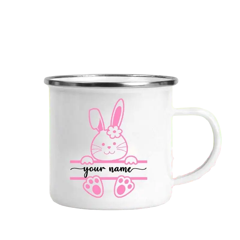 Mug personnalisé emaillé lapin - Mug Fabrik