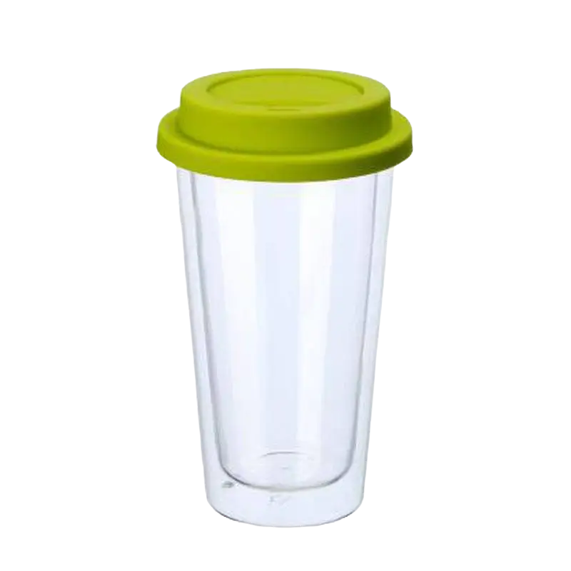 Mug personnalisé verre avec couvercle - Mug Fabrik