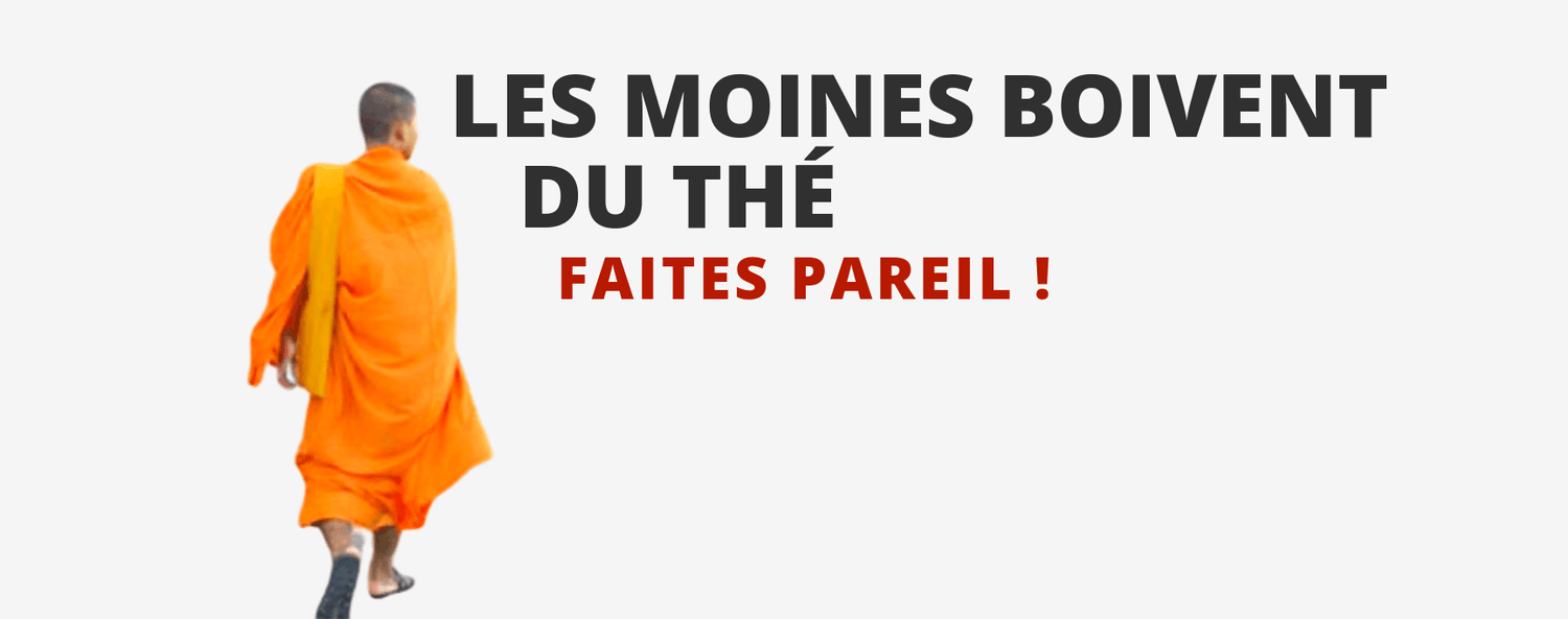 Faites comme les moines bouddhistes : buvez du thé ! - Mug Fabrik