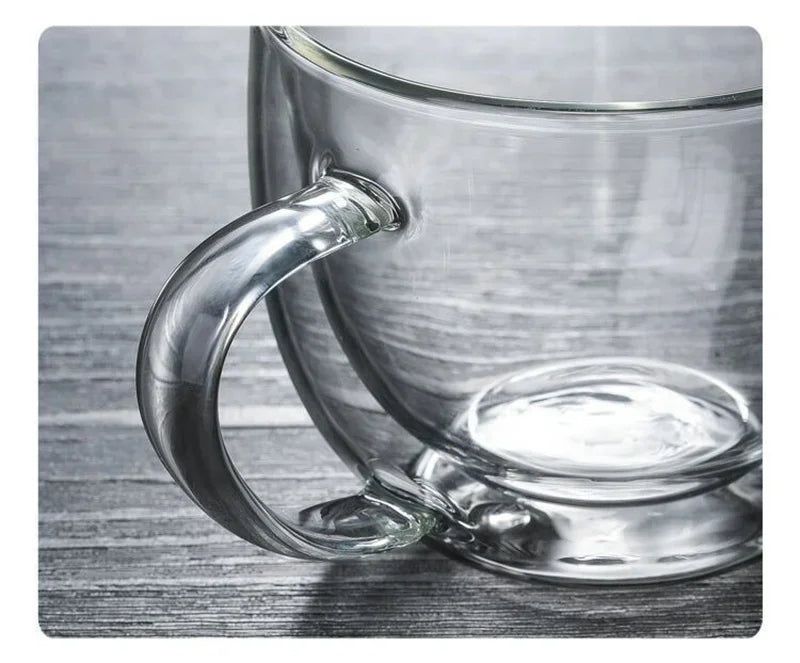 Mug Transparent Verre Borosilicate Double Paroi