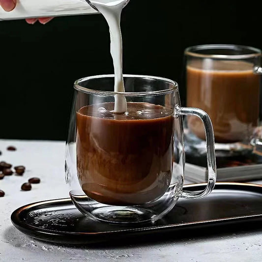 Mug Transparent Verre Borosilicate Double Paroi