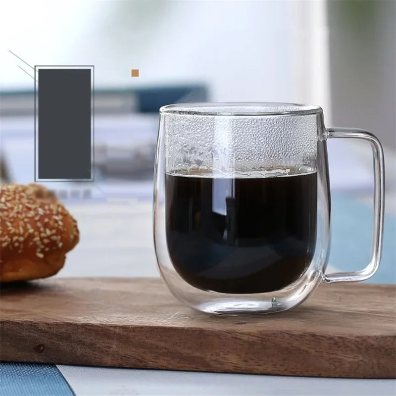 Mug Transparent Verre Borosilicate Double Paroi