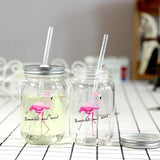 Mason Jar Flamingo - Mug Fabrik