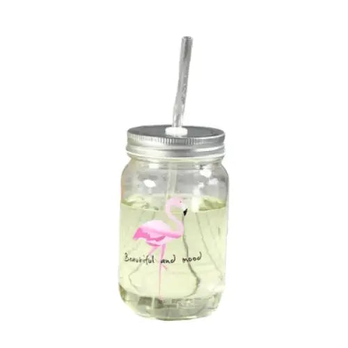 Mason Jar Flamingo - Mug Fabrik