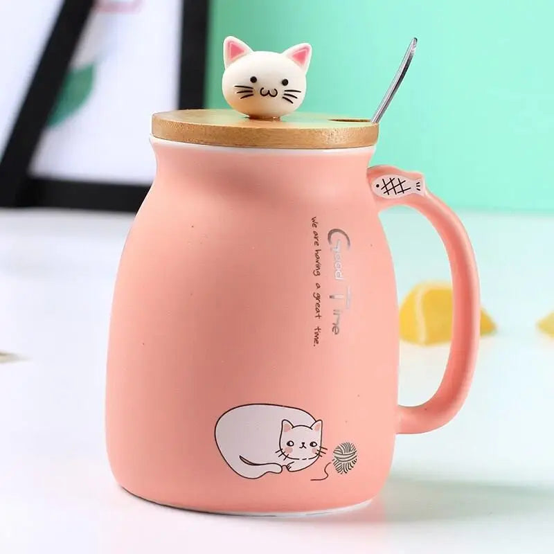 Mug Chat Avec Couvercle - Mug Fabrik