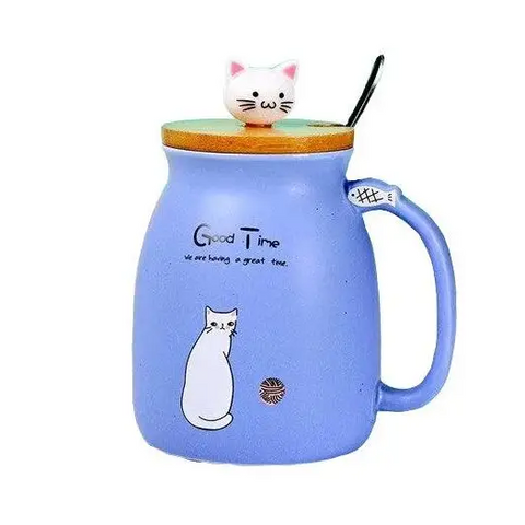 Mug Chat Avec Couvercle - Mug Fabrik