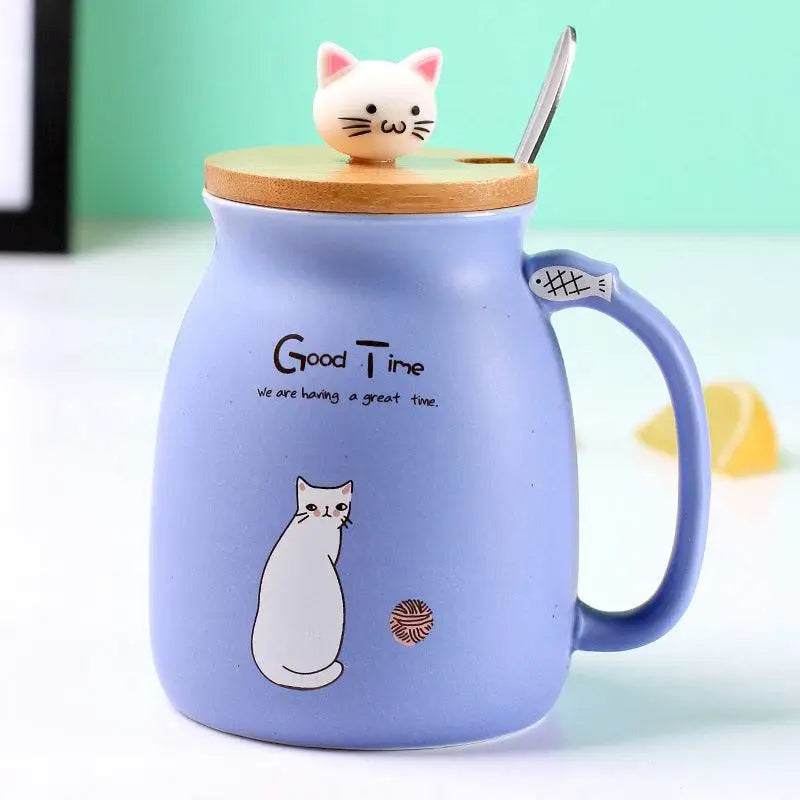 Mug Chat Avec Couvercle - Mug Fabrik