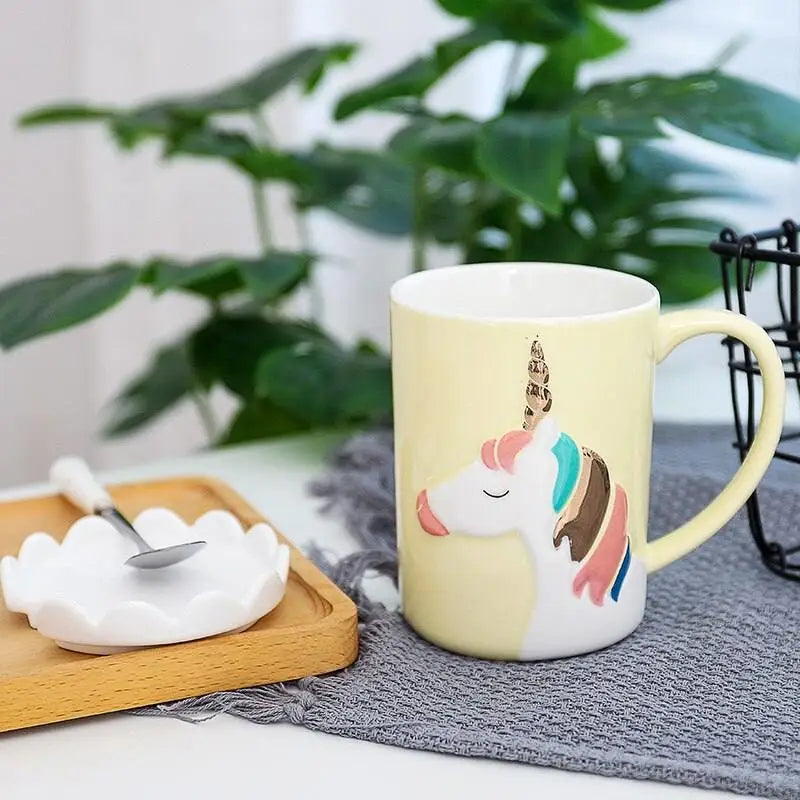 Mug Licorne Avec Couvercle - Mug Fabrik