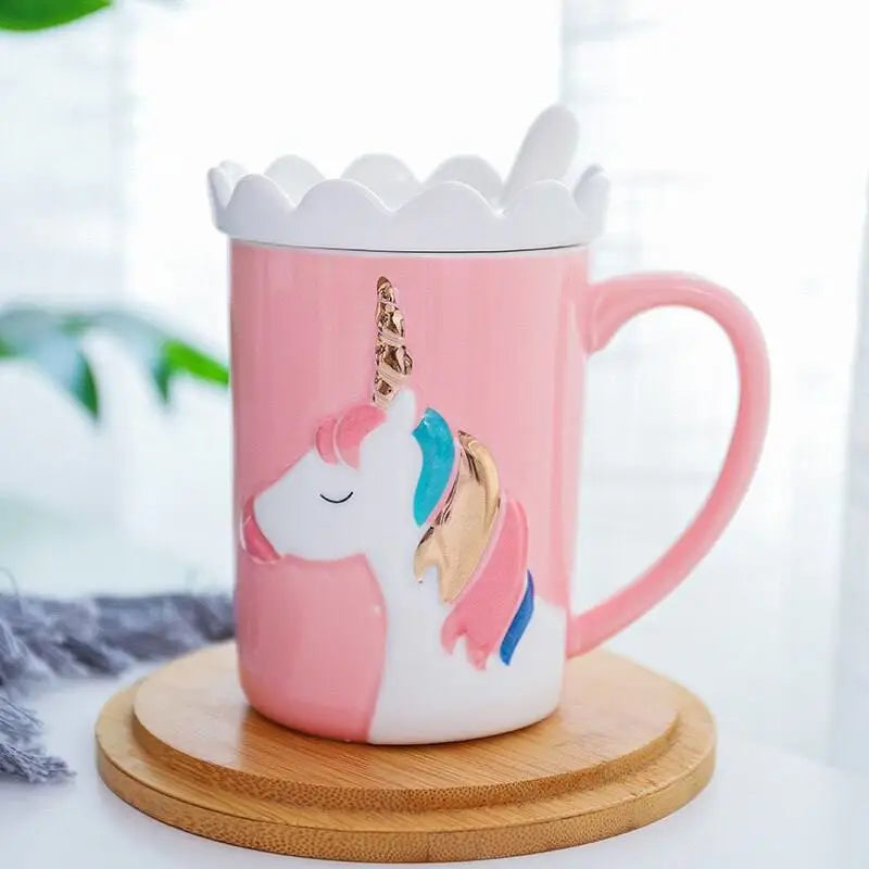 Mug Licorne Avec Couvercle - Mug Fabrik