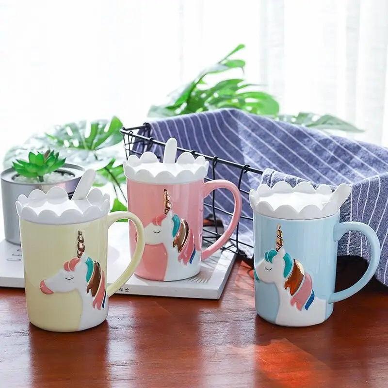 Mug Licorne Avec Couvercle - Mug Fabrik