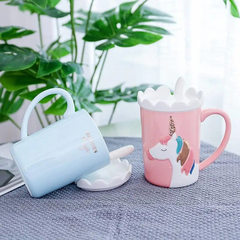 Mug Licorne Avec Couvercle - Mug Fabrik