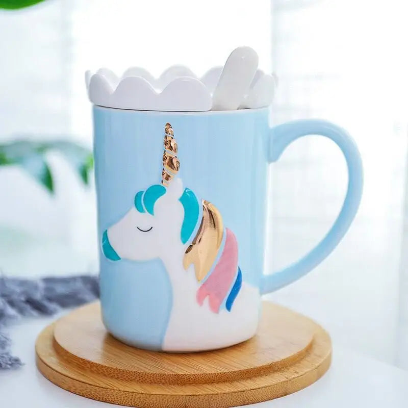 Mug Licorne Avec Couvercle - Mug Fabrik