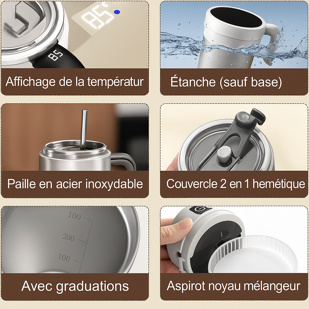 Mug Mélangeur USB Rechargeable