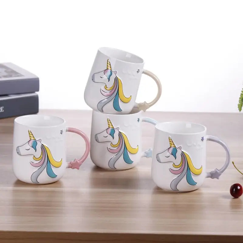 Mug noel porcelaine licorne - Mug Fabrik