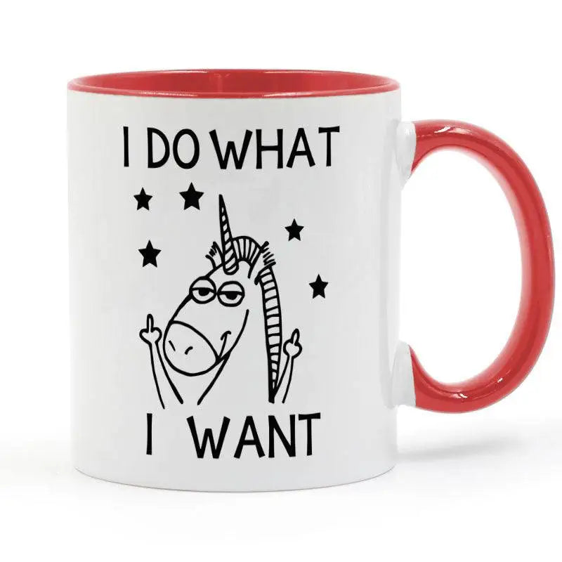 Mug personnalisé noir licorne - Mug Fabrik