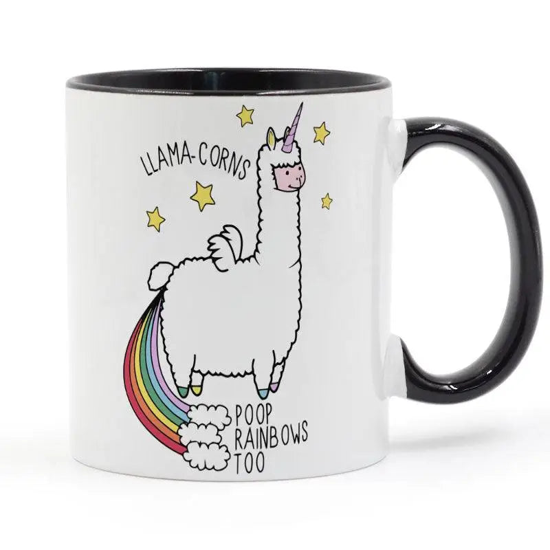 Mug personnalisé original Lama licorne - Mug Fabrik