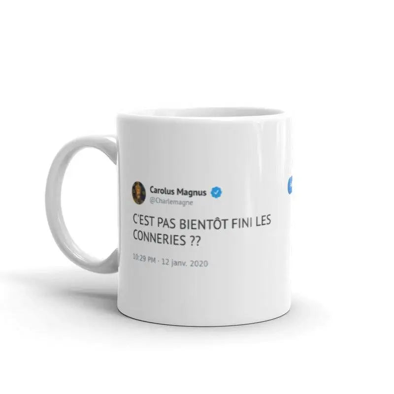 Mug Tweet Charlemagne Les Conneries - Mug Fabrik