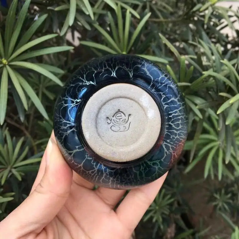 Tasse Japonaise Bleue Tenmoku - Mug Fabrik