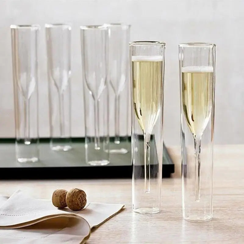 Verre Double Paroi Flûte Champagne x2 - Mug Fabrik