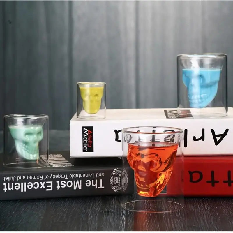 Verre Double Paroi Tête De Mort - Mug Fabrik