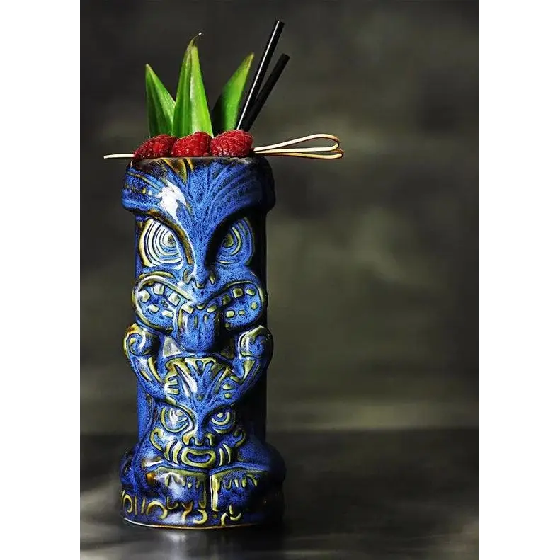 Verre Tiki Bleu - Mug Fabrik