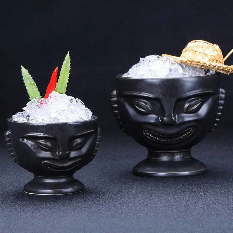 Verre Tiki Tête Réduite - Mug Fabrik